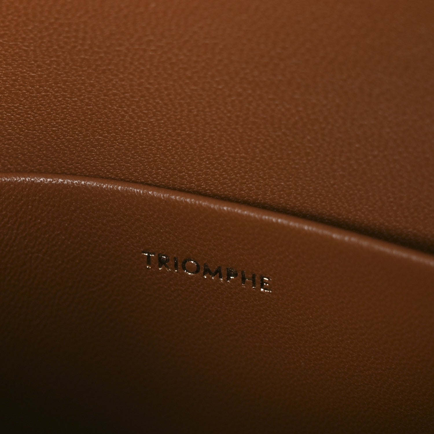 Celine Textile Natural Calfskin Classique Triomphe Khaki Tan 7 of 10