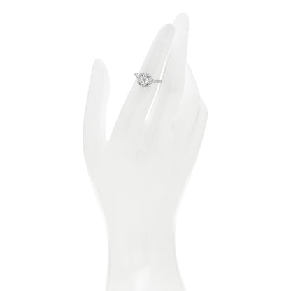 Tiffany Platinum Diamond .71ct Soleste Cushion Cut Double Halo Engagement Ring 48 4.5 2 of 7