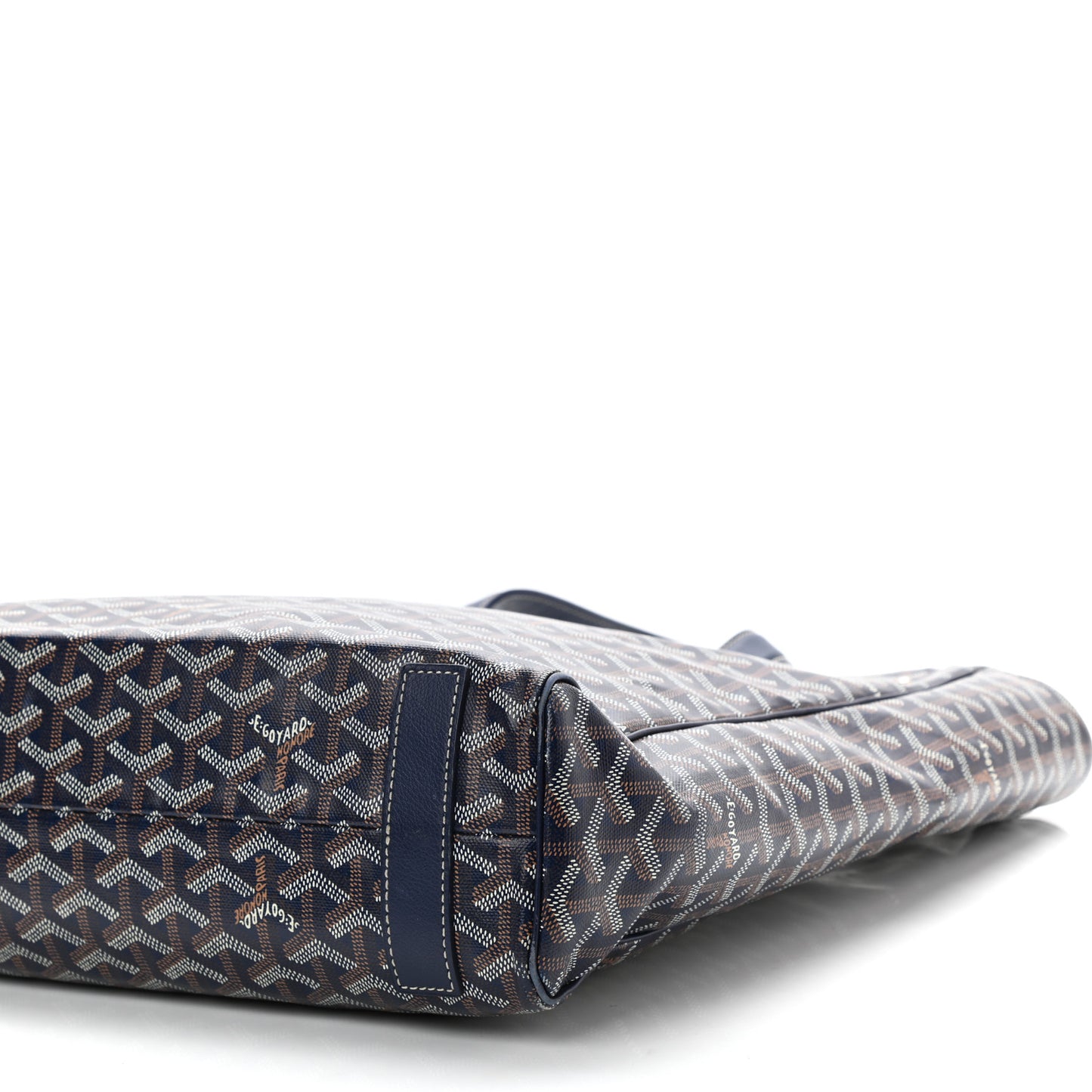 Goyardine Voltaire III Tote Navy