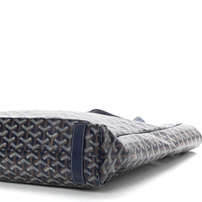Goyard Goyardine Voltaire III Tote Navy 10 of 11
