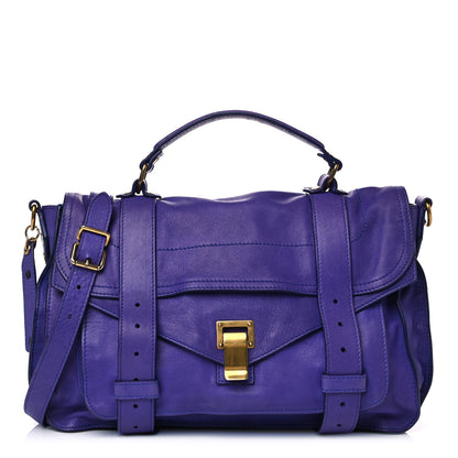 Proenza Schouler Lambskin Medium PS1 Satchel Purple Rain 1 of 20