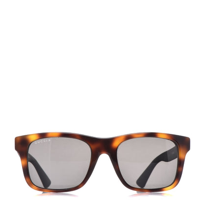 Gucci Polarized Square Frame Web Sunglasses GG0008S Tortoise 2 of 8