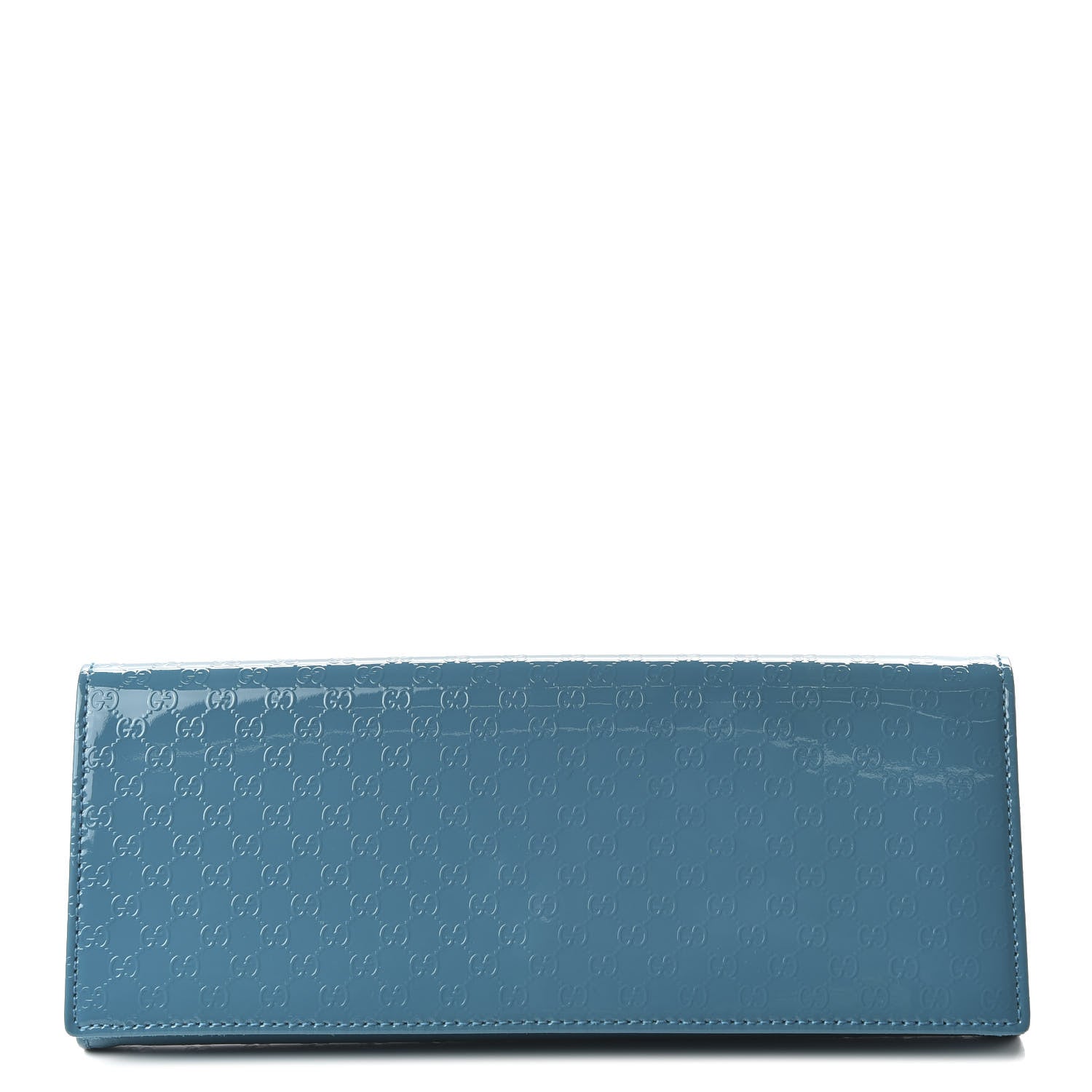 Gucci Patent Microguccissima Small Broadway Clutch Deep Cobalt 1 of 10