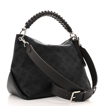 Louis Vuitton Mahina Beaubourg Hobo MM Black 3 of 12