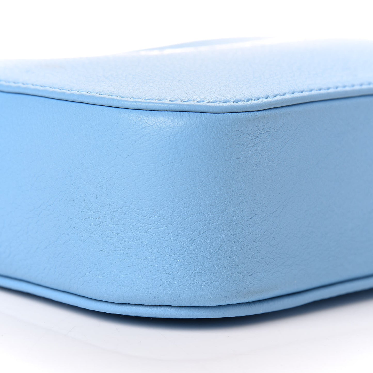 Calfskin XS Everyday Camera Bag Baby Blue Black