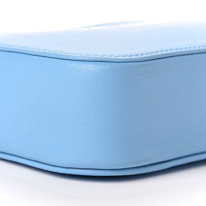 Balenciaga Calfskin XS Everyday Camera Bag Baby Blue Black 8 of 10