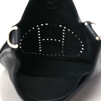 Hermes Taurillon Clemence Evelyne PM Black 5 of 14