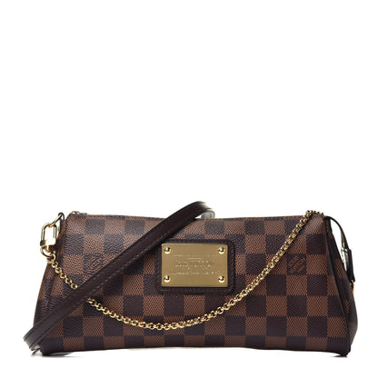 Louis Vuitton Damier Ebene Eva Clutch 1 of 9