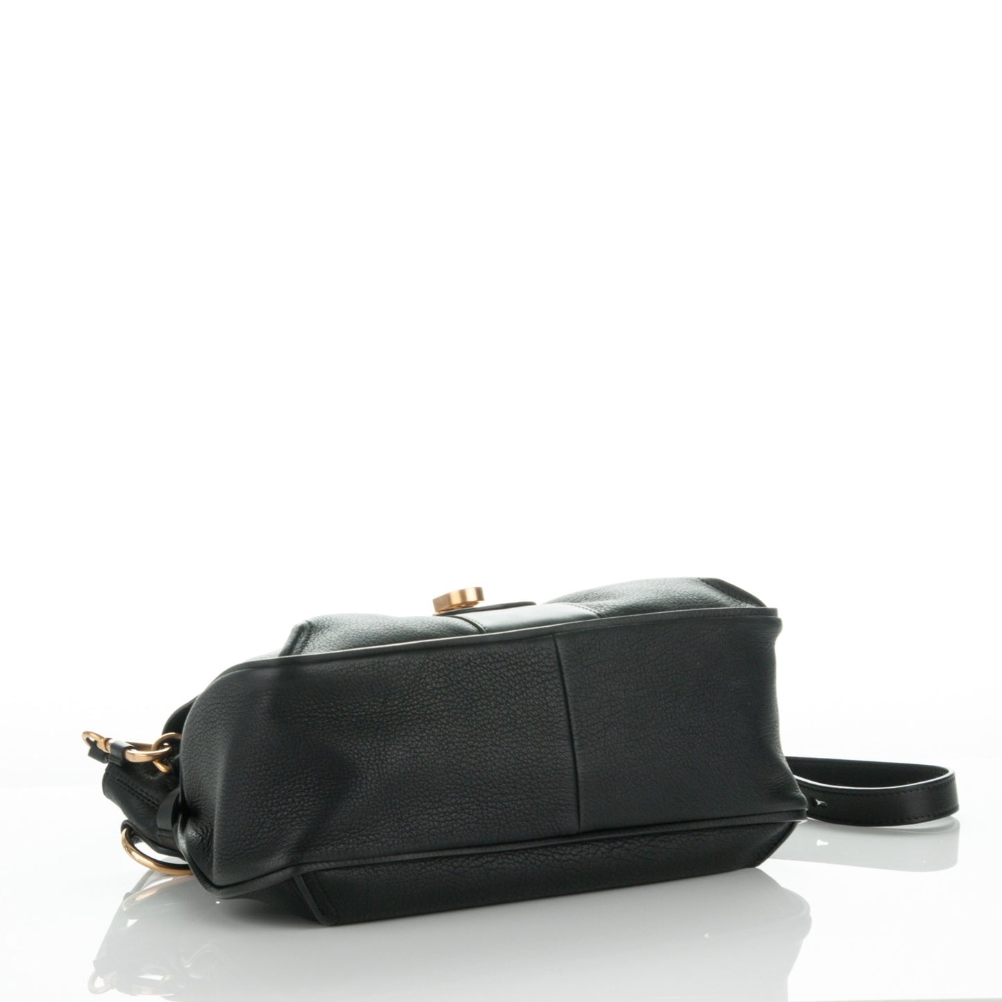 Lambskin Small Lexa Shoulder Bag Black