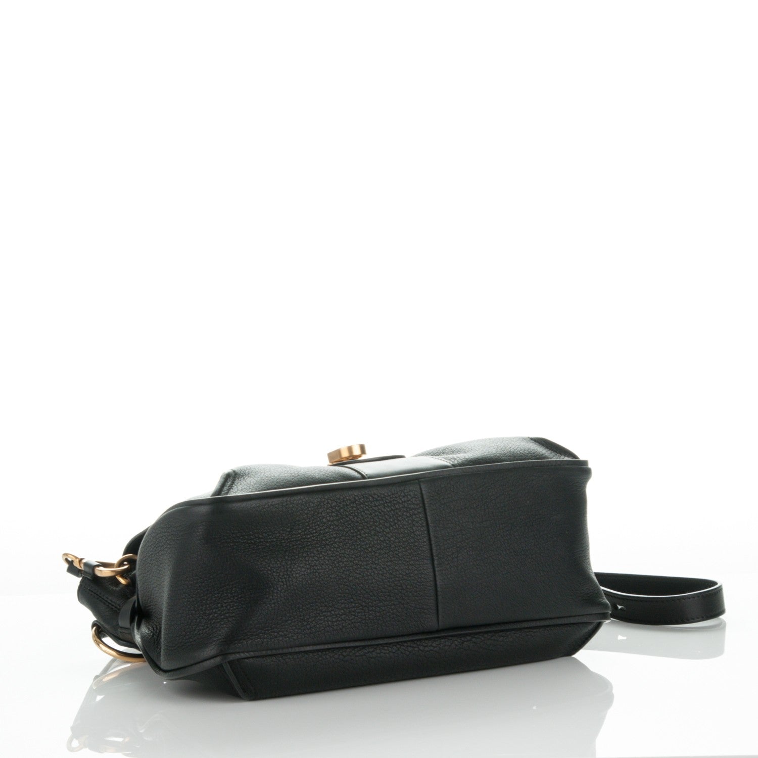 Chloe Lambskin Small Lexa Shoulder Bag Black 5 of 9