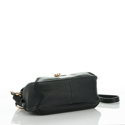 Chloe Lambskin Small Lexa Shoulder Bag Black 5 of 9