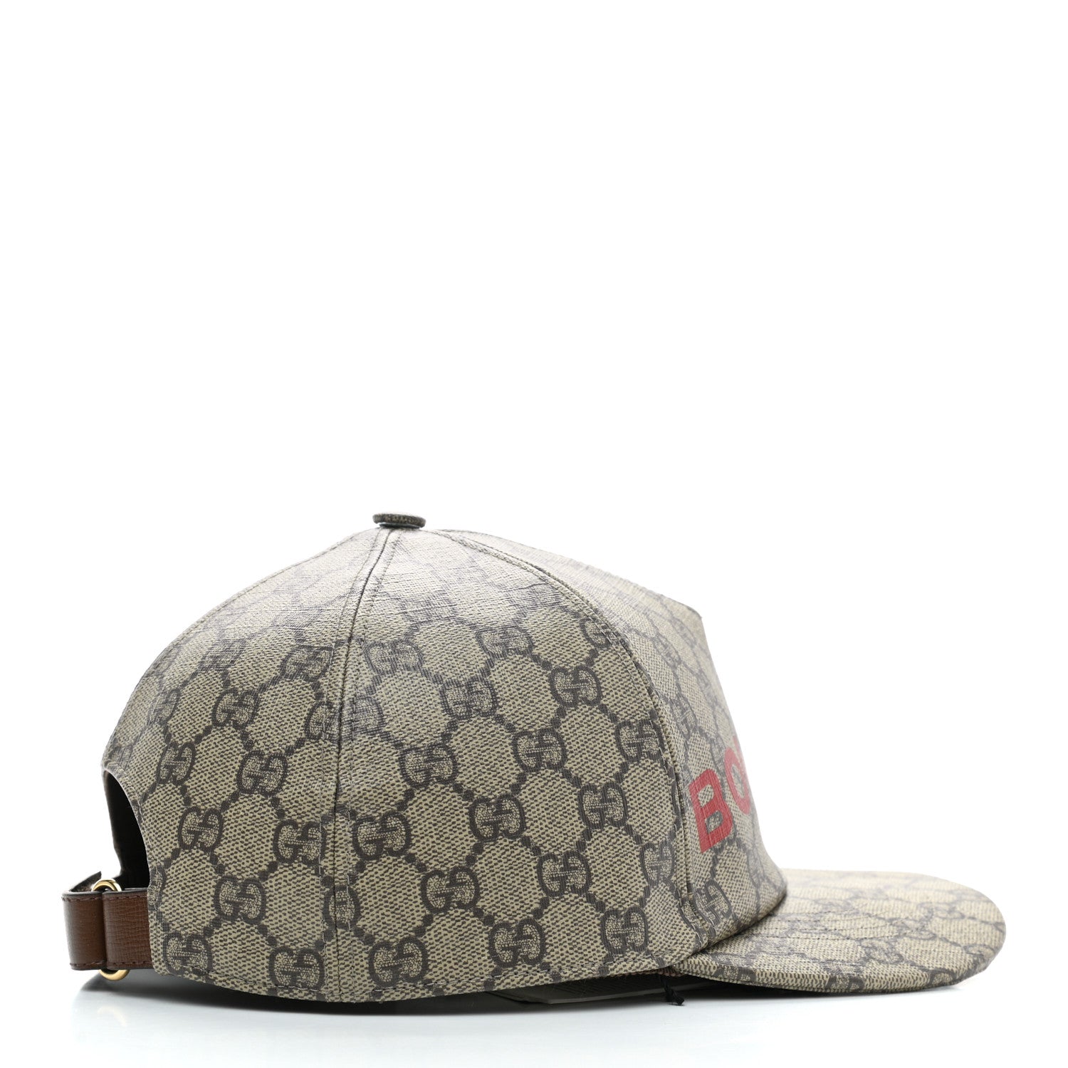 Gucci GG Supreme Monogram Boutique Print Baseball Hat M Beige 5 of 8