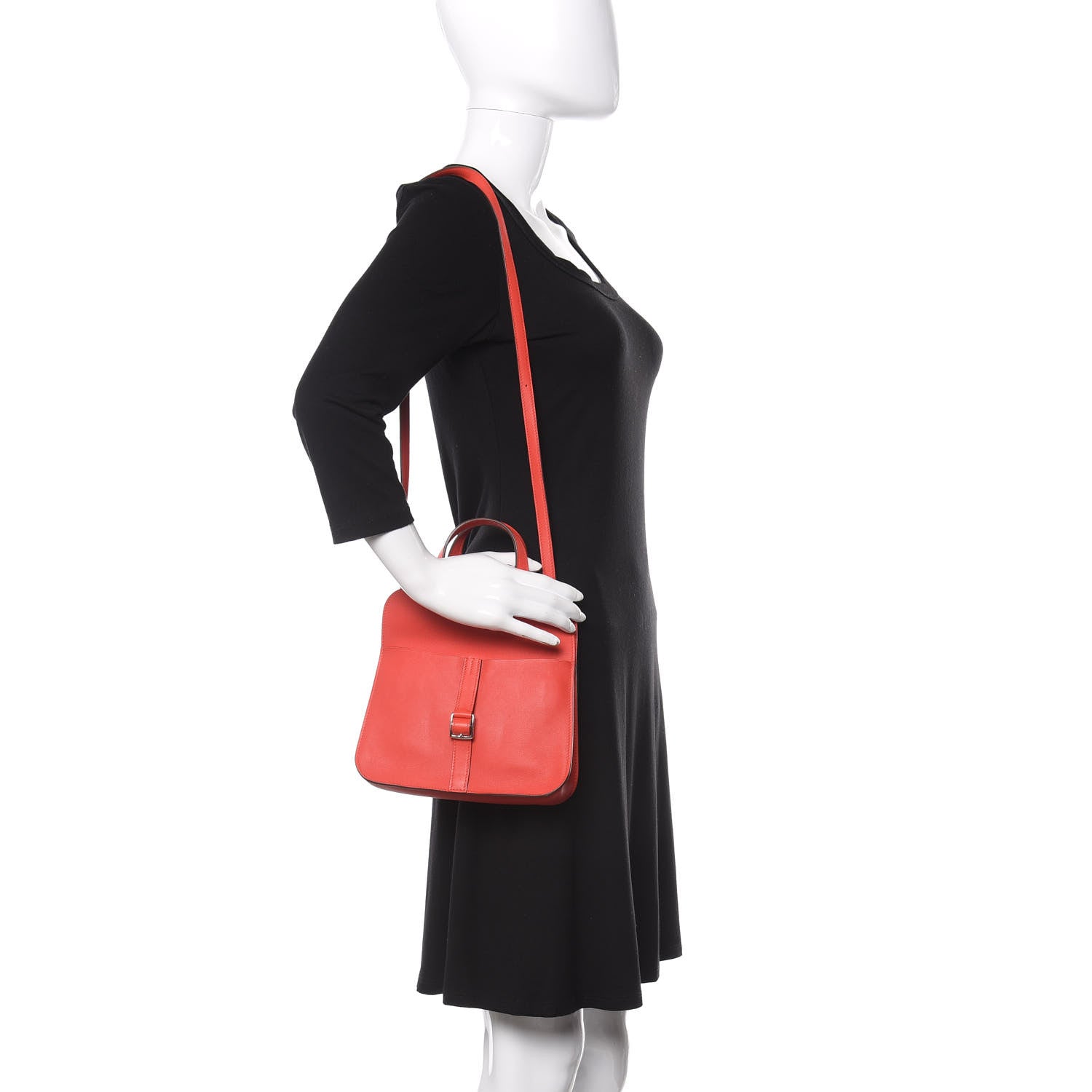 Hermes Swift Mini Halzan 22 Rouge Tomate 3 of 12