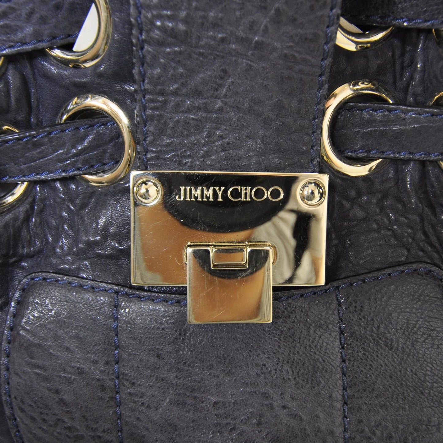 Drummed Leather Riki Blue