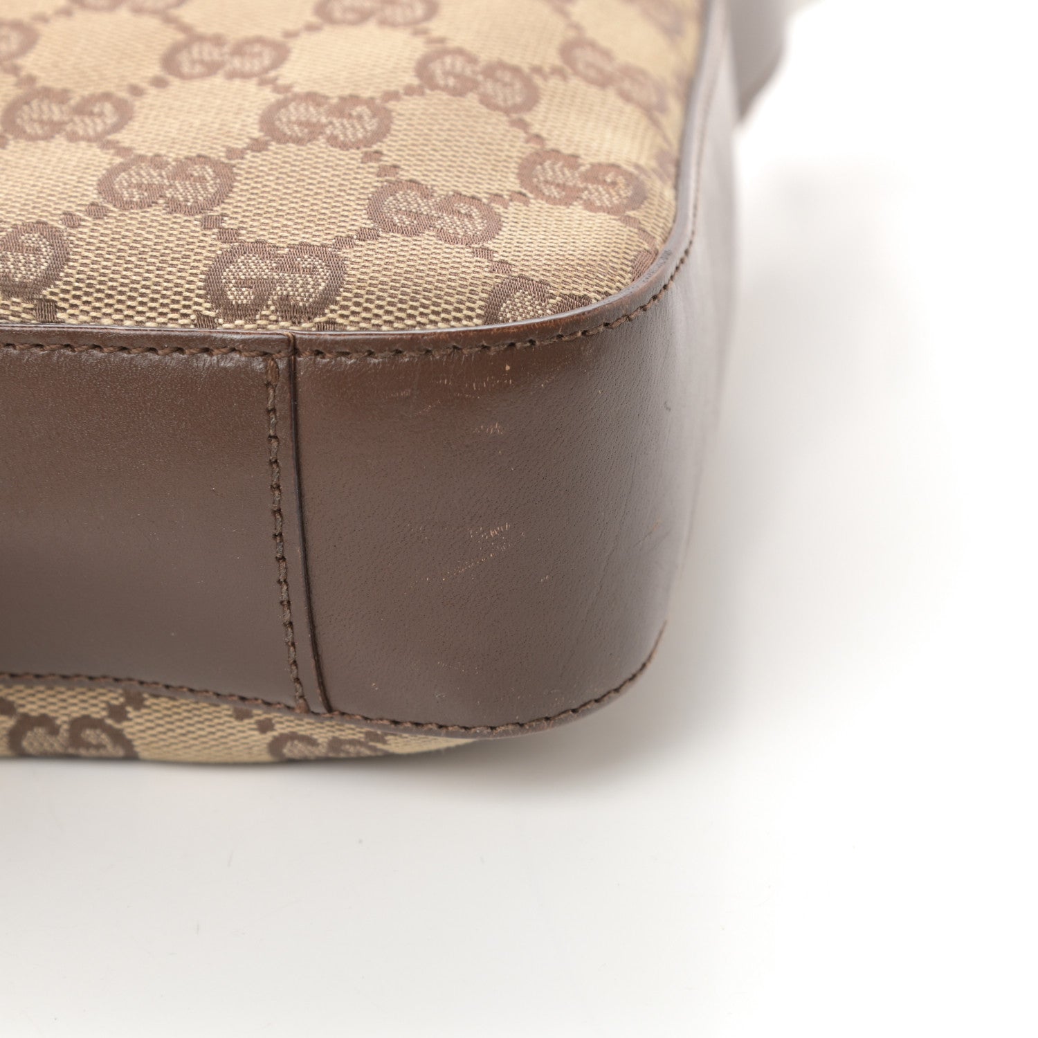 Gucci Monogram GG Clasp Hobo Brown 11 of 14