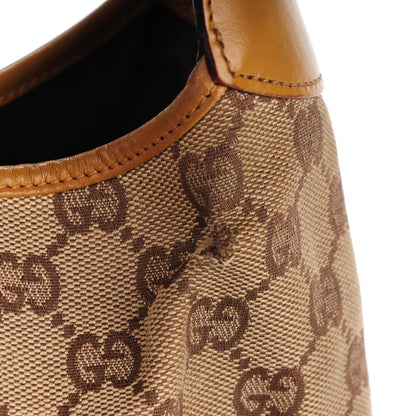 Gucci Monogram Web Medium Jackie O Hobo Tan 11 of 11