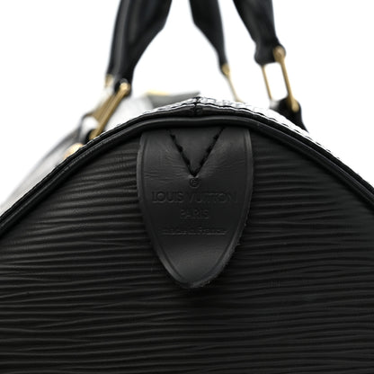 Louis Vuitton Epi Speedy 30 Black 6 of 15