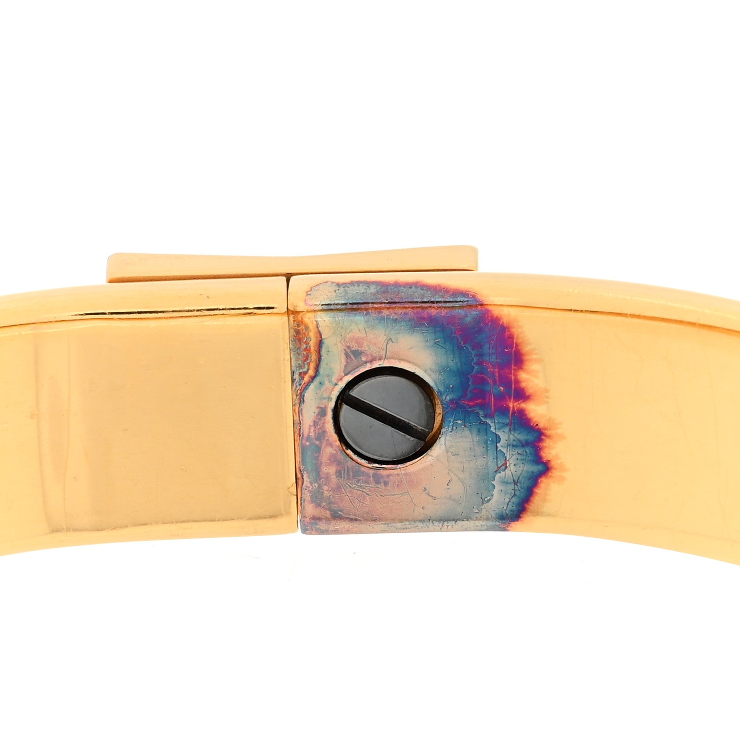 Hermes Enamel Printed Narrow Recontre Oceane Fish Loquet Bracelet 5 of 5