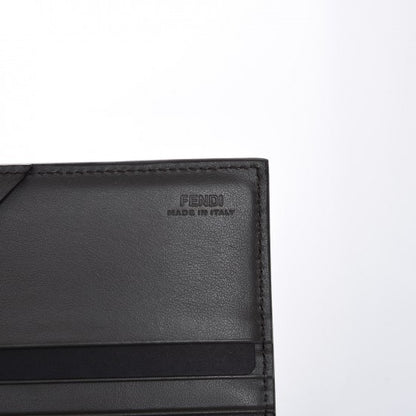Fendi Vitello Century Lucido Hypnoteyes Studded Continental Wallet On Chain Carbone White Multicolor 6 of 7