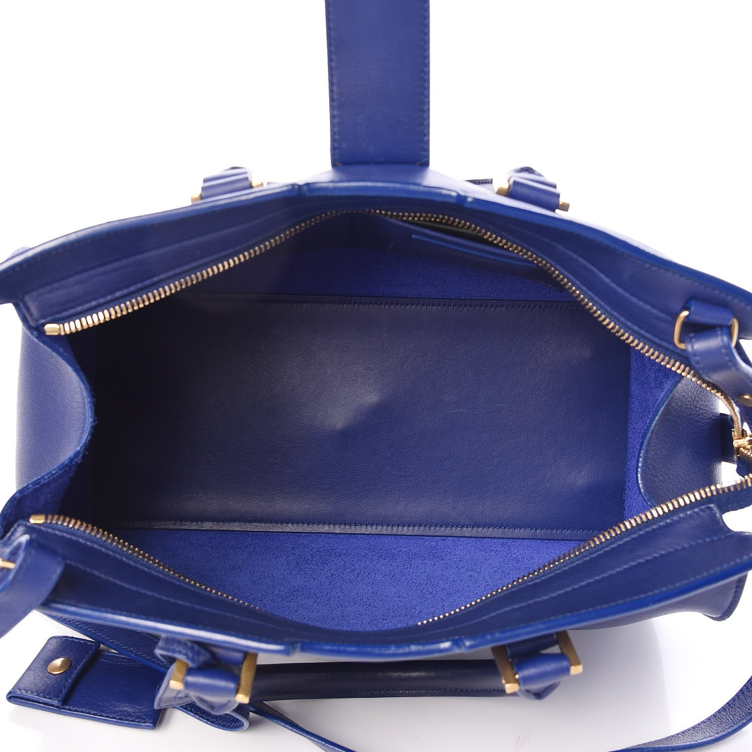 Saint Laurent Calfskin Small Classic Y Cabas Royal Blue 5 of 10