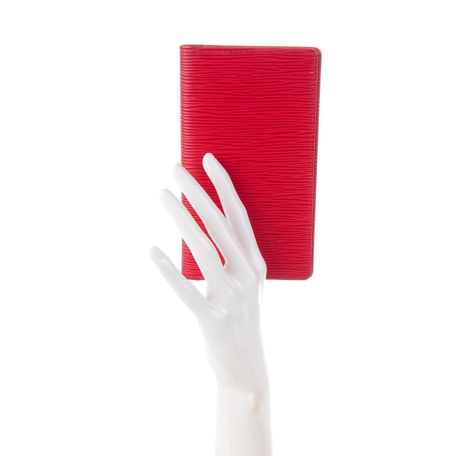 Louis Vuitton Epi Checkbook Cover Red 2 of 7