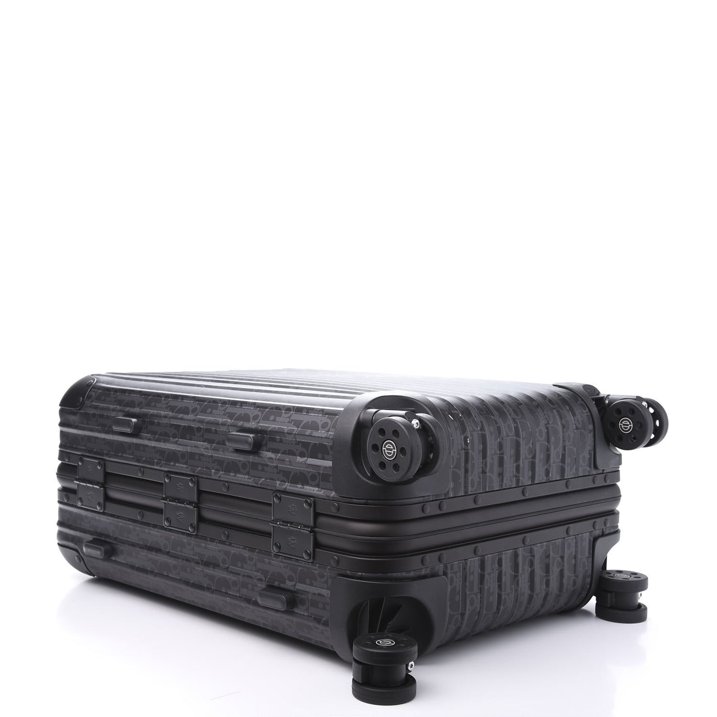 X RIMOWA Aluminum Zucca Print Roll Away Carry On Luggage