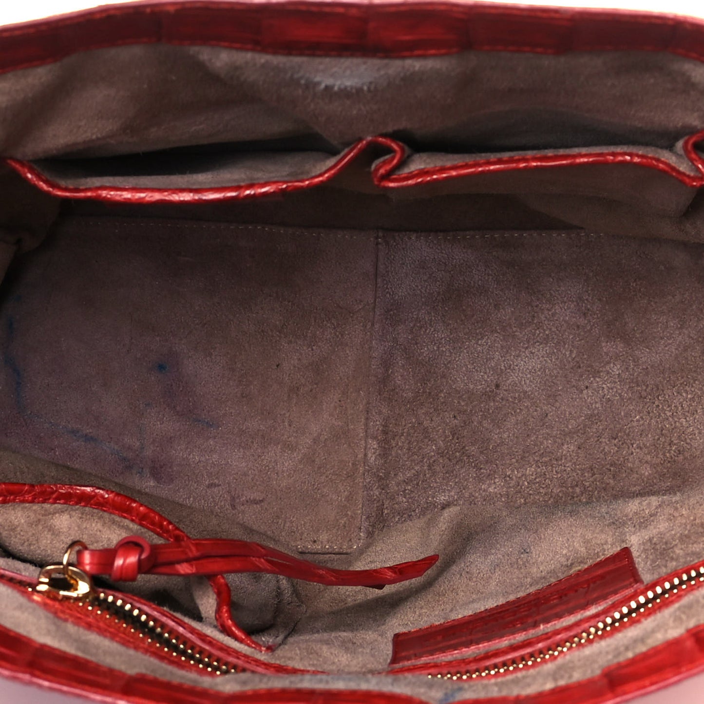 Crocodile Tote Orange