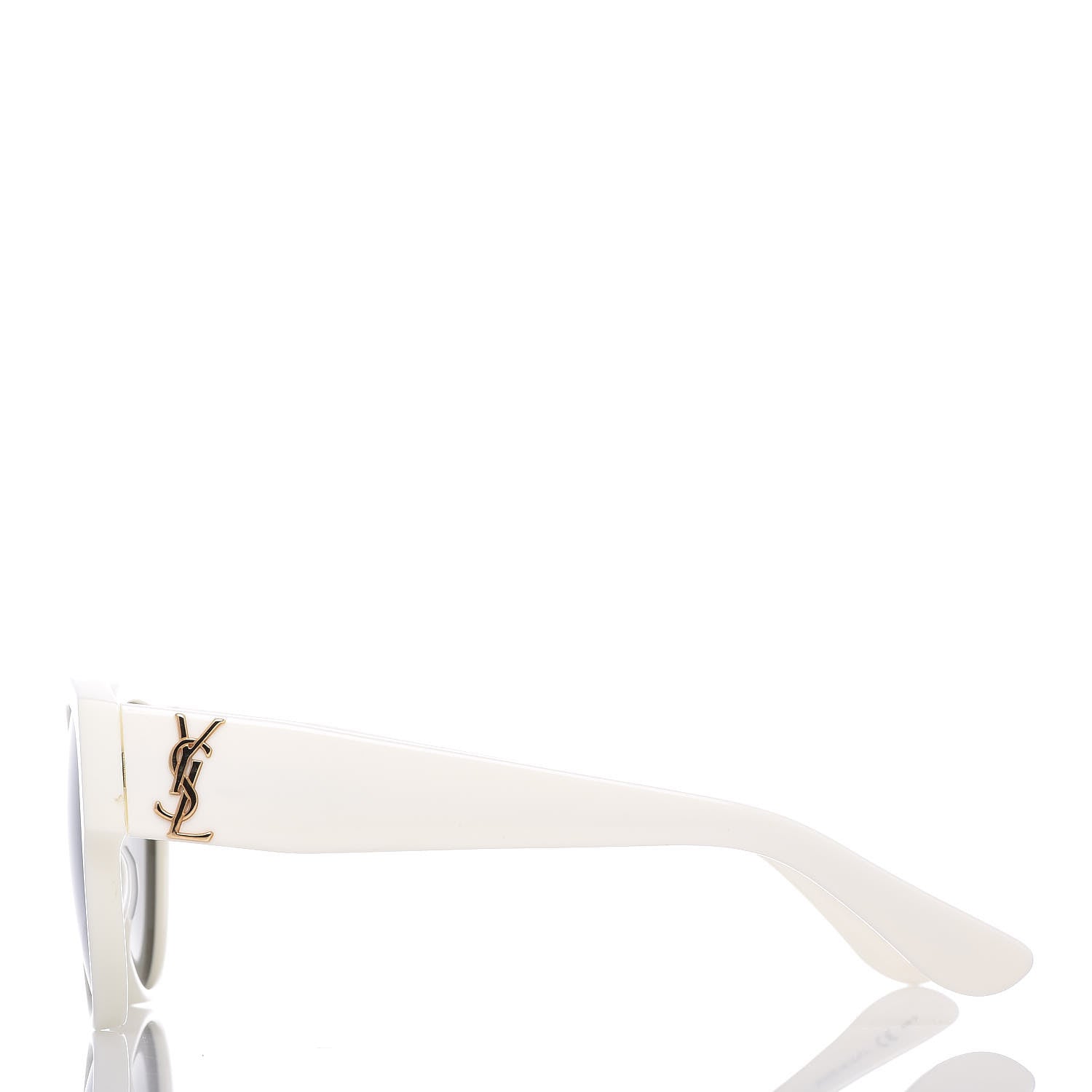 Saint Laurent SL M3 007 Sunglasses Ivory 2 of 8