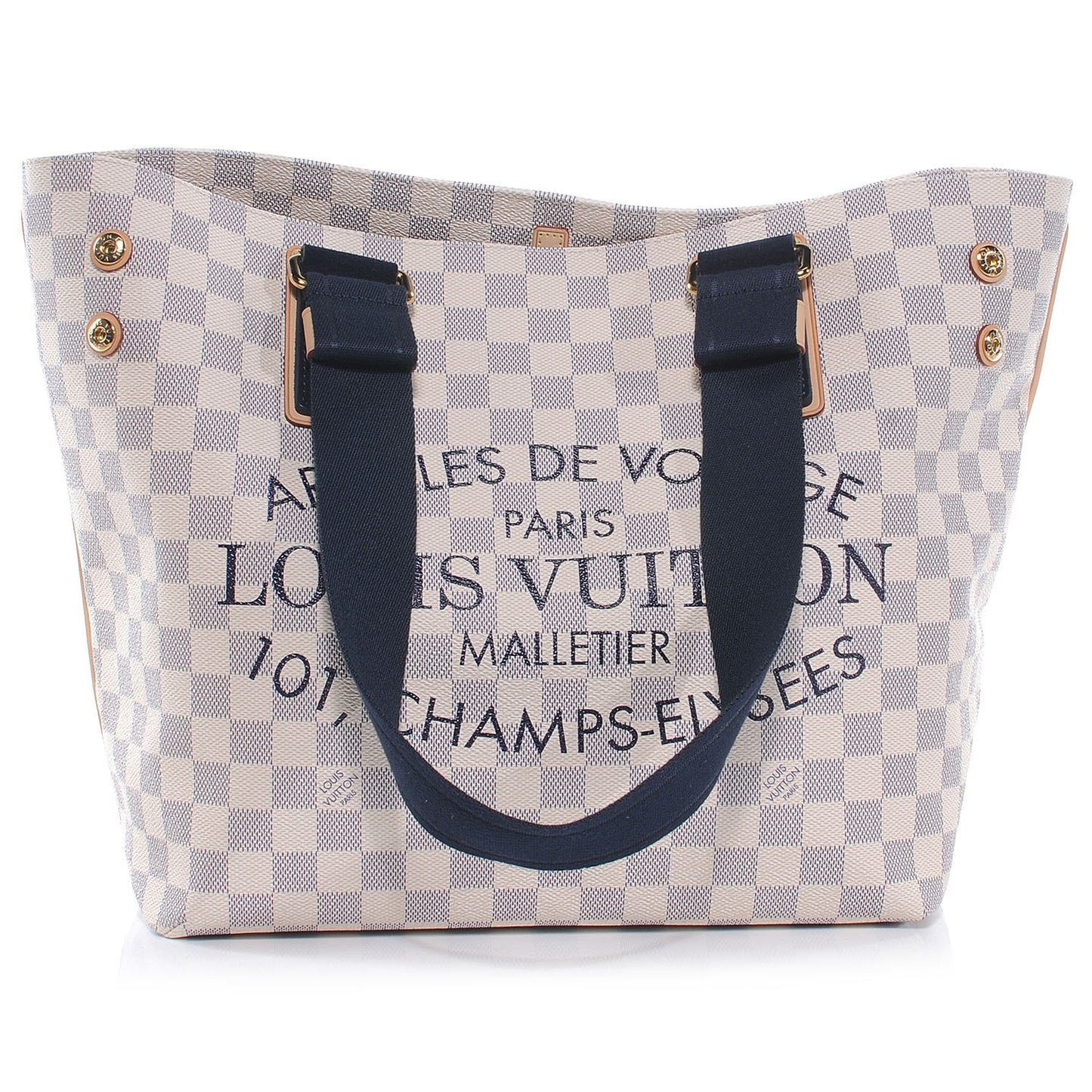 Damier Azur Beach Cabas PM