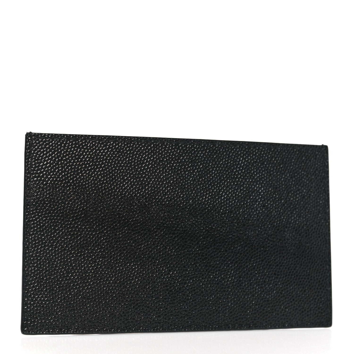 Saint Laurent Grain De Poudre Calfskin Uptown Card Holder Black 3 of 6