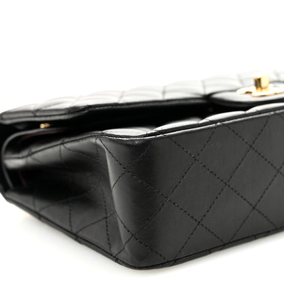 Chanel Lambskin Quilted Medium Double Flap Black 9 of 11