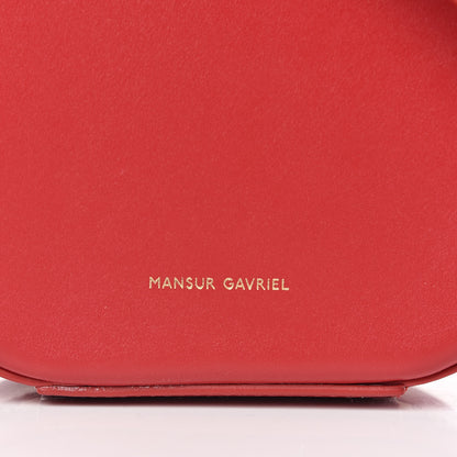 Mansur Gavriel Calfskin Circle Crossbody Bag Flamma 9 of 9