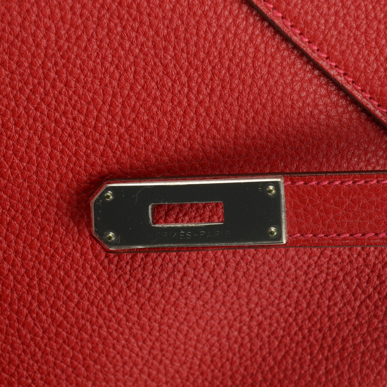Hermes Togo Kelly Retourne 32 Rouge Casaque 6 of 24