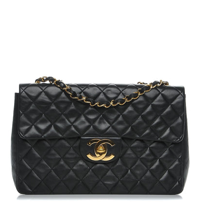 Chanel Lambskin XL Jumbo Flap Black 1 of 12