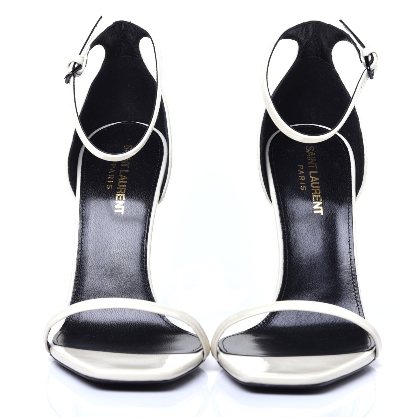 Patent Calfskin 110 Opyum Sandals 38.5 Neutro