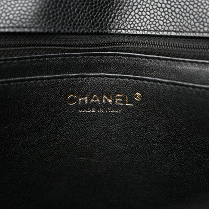 Chanel Caviar Maxi Single Flap Black 6 of 12