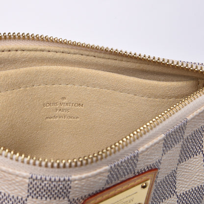 Louis Vuitton Damier Azur Pochette Milla MM 6 of 9