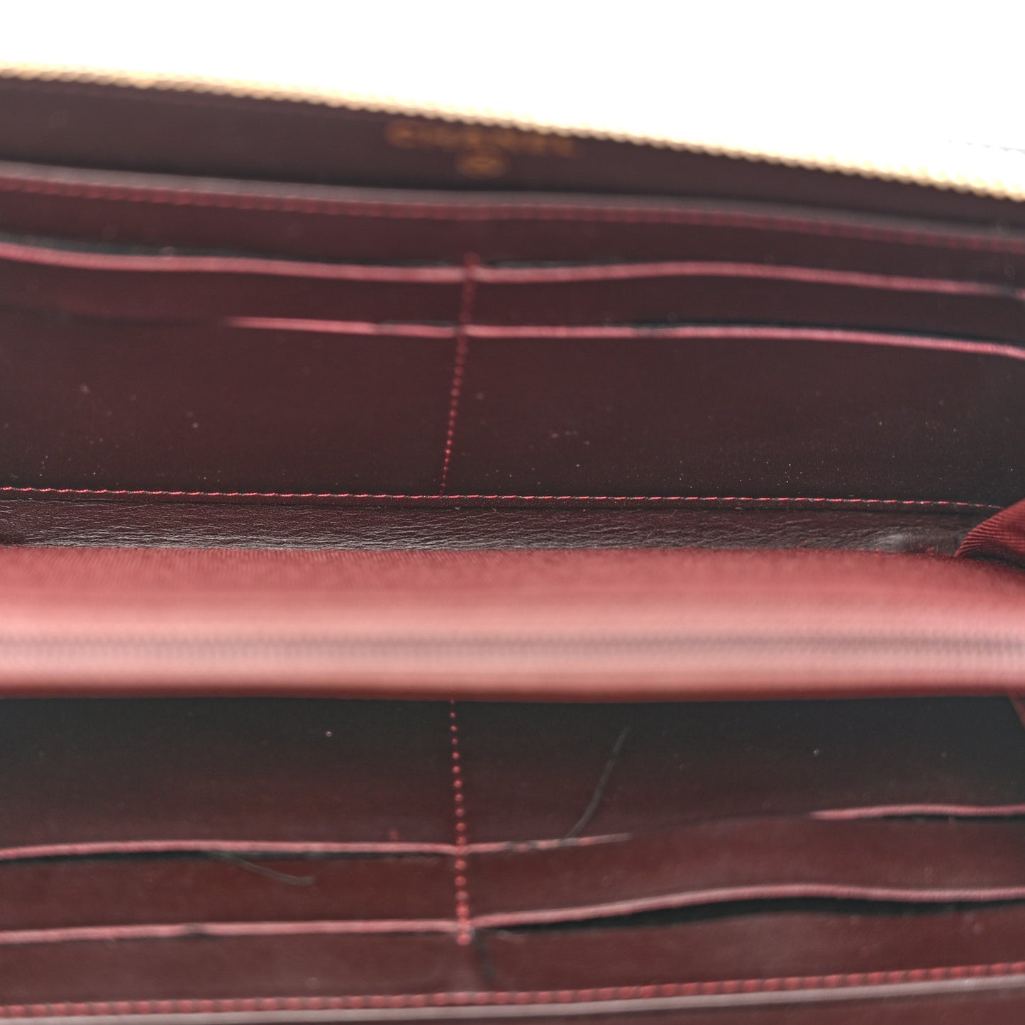 Caviar Quilted Large Gusset Zip Around Wallet Navy