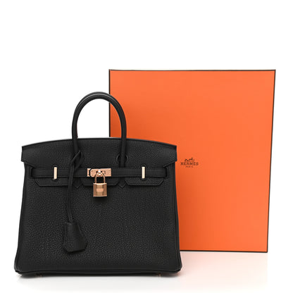 Hermes Togo Birkin 25 Black 12 of 12