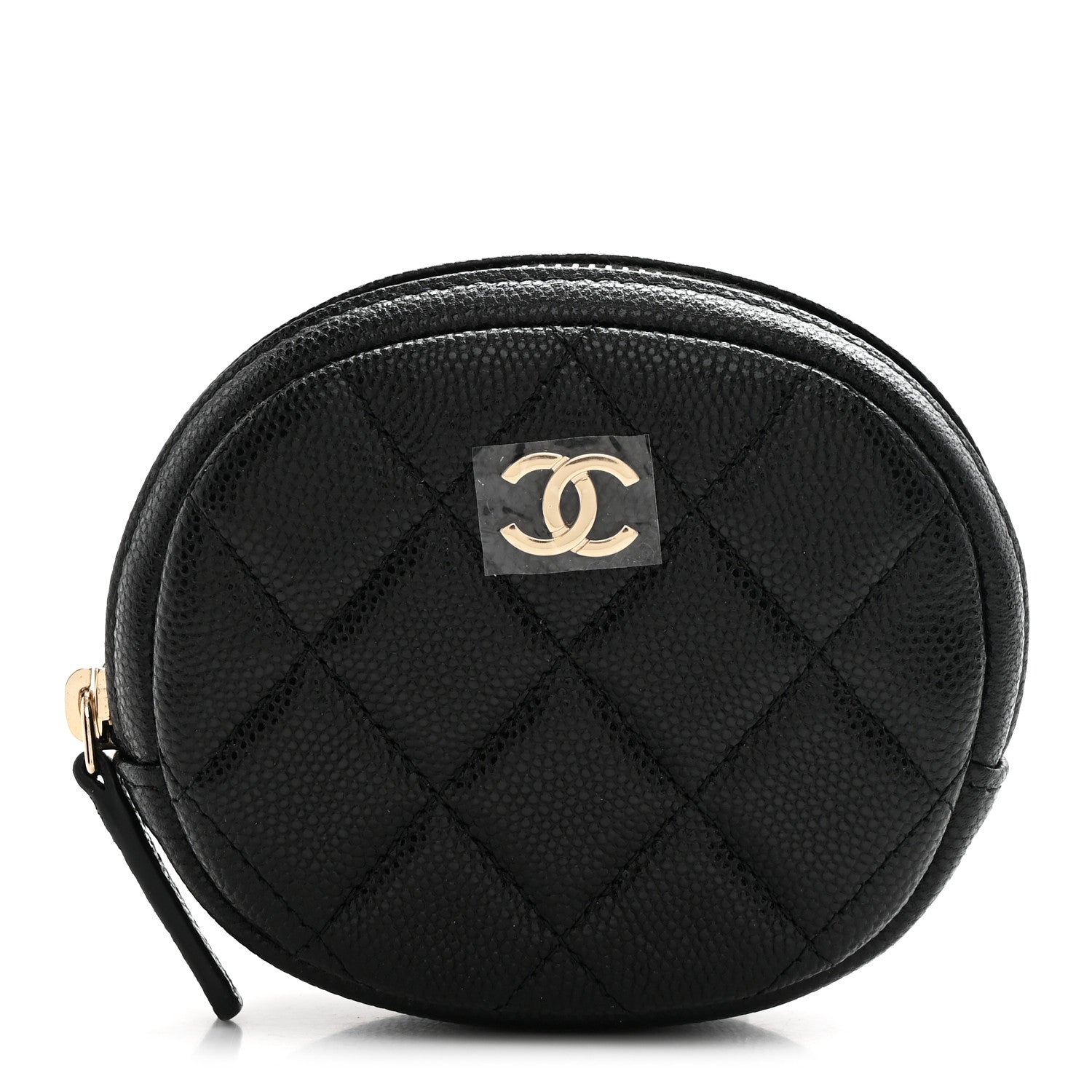 Chanel Caviar Quilted Zip Around Classic Coin Purse Black 1 of 8
