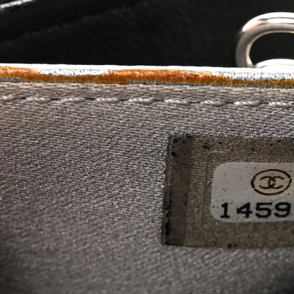 Chanel Lambskin Camellia Embossed 6 Key Holder Black 8 of 8