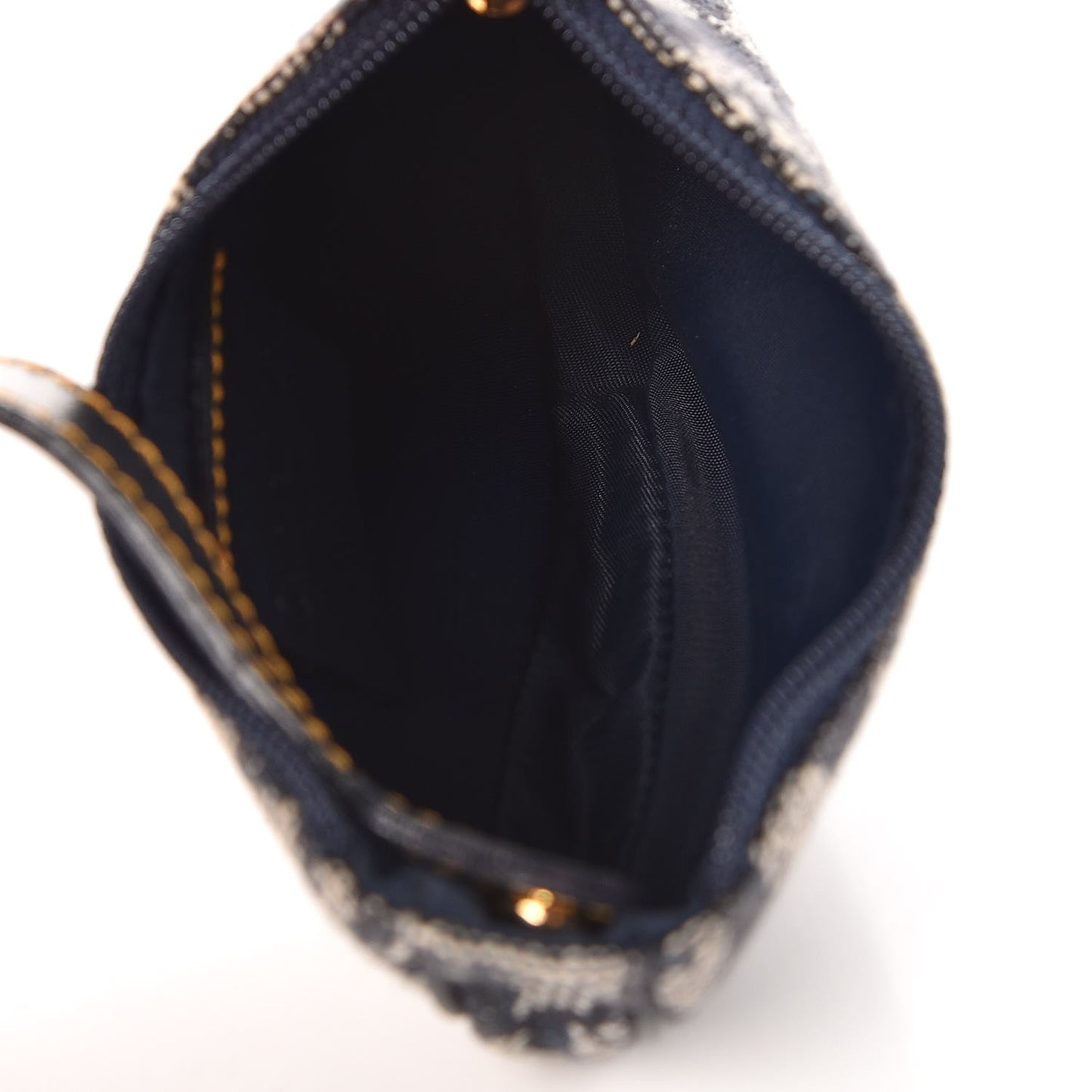 Monogram Saddle Coin Purse Navy