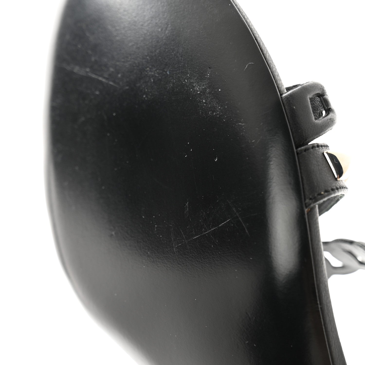 Hermes Nappa Ajaccio Sandals 39.5 Black 9 of 10