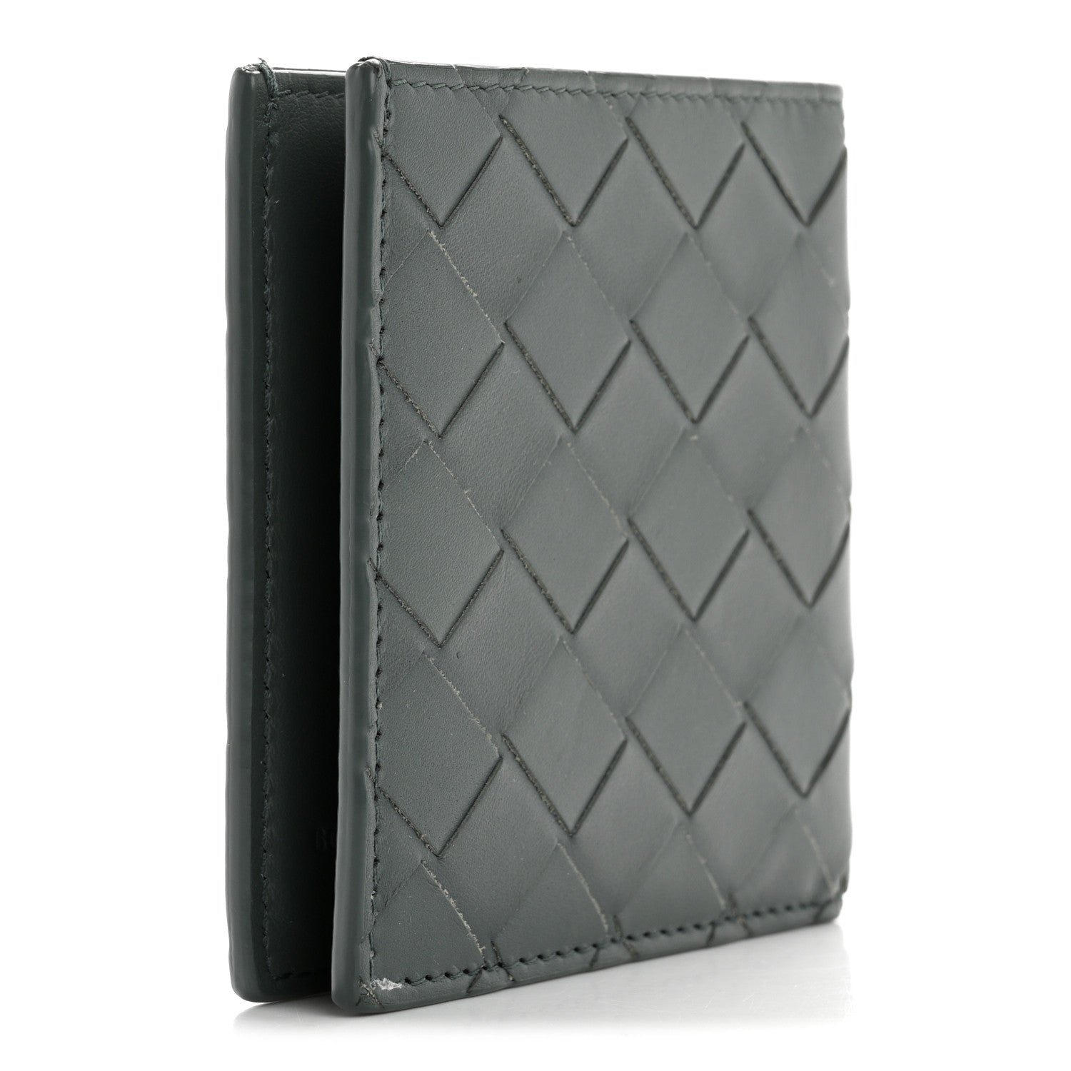 Bottega Veneta Nappa Intrecciato Medium Bi-Fold Wallet Ardoise 3 of 10