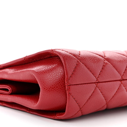 Chanel Caviar Quilted CC Large Dark Red 9 of 11