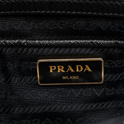 Prada Tessuto Nylon Saffiano Tote Black 6 of 9