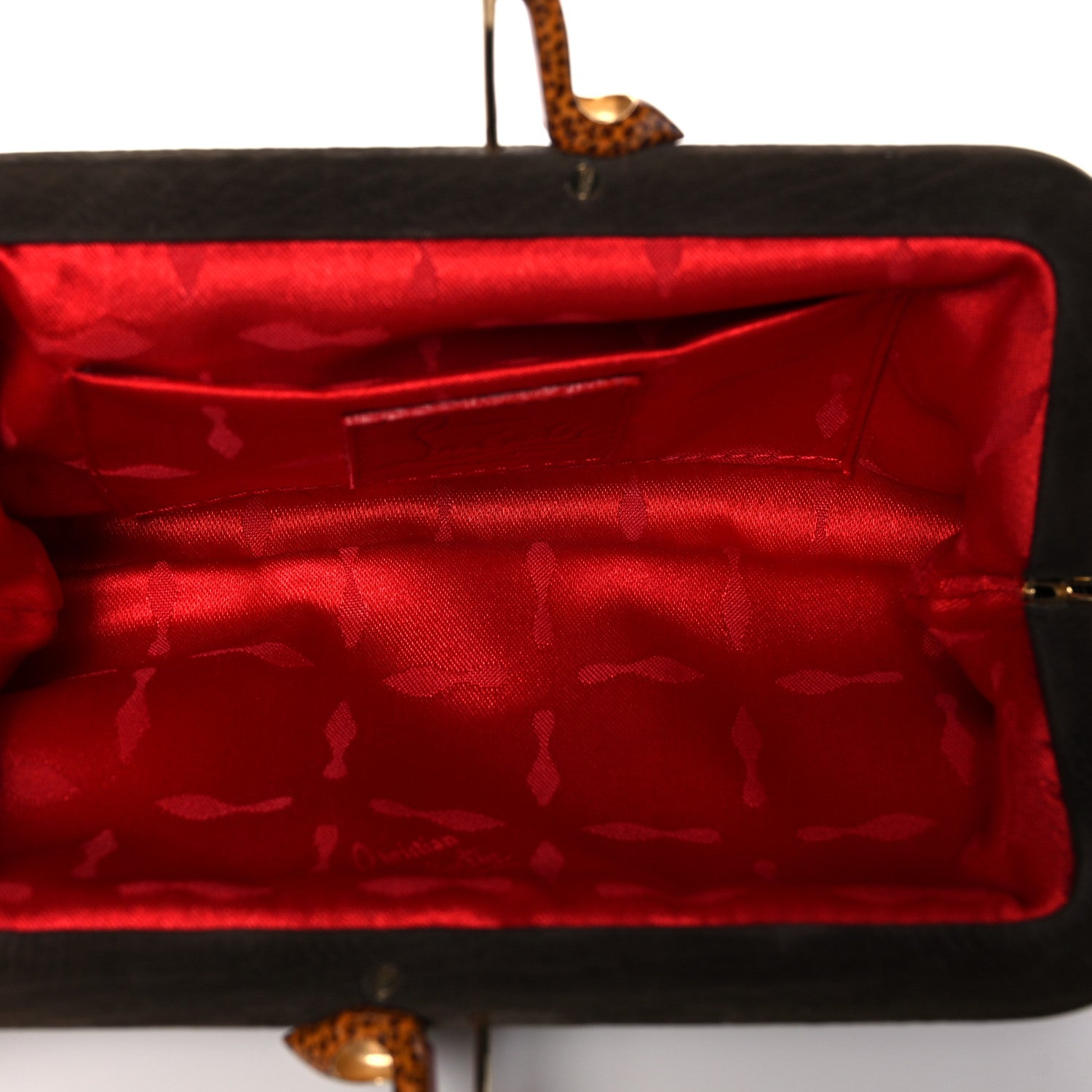 Christian Louboutin Suede Miss Loubi Clutch Clutch Brown 5 of 15