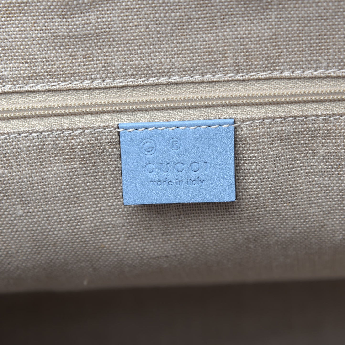 Microguccissima Medium Dome Bag Mineral Blue