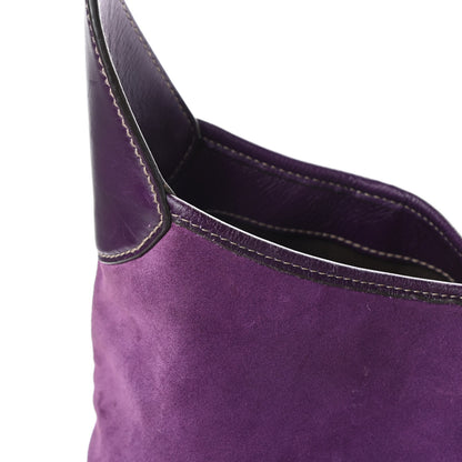 Gucci Suede Studded Large Jackie Shoulder Bag Purple 15 of 15