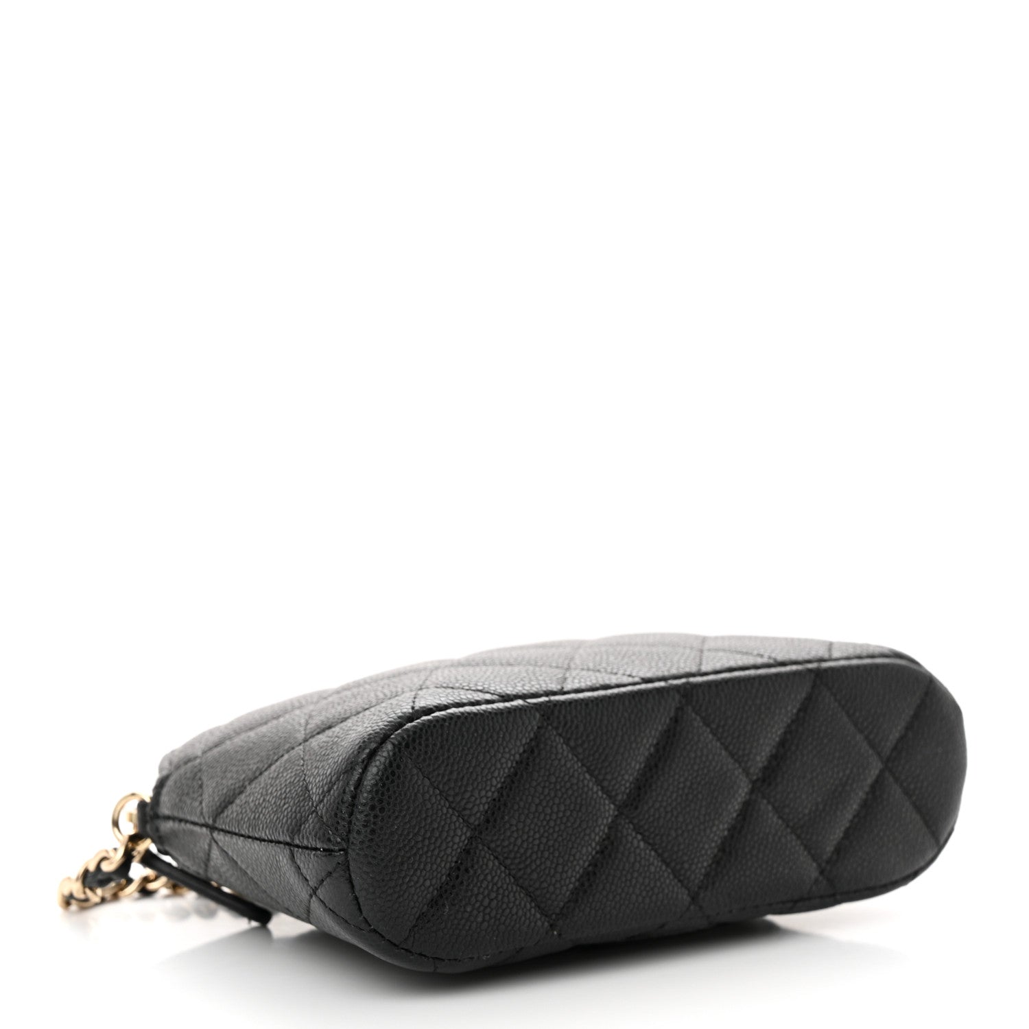Chanel Caviar Quilted Classic Clutch With Chain Black 4 of 10